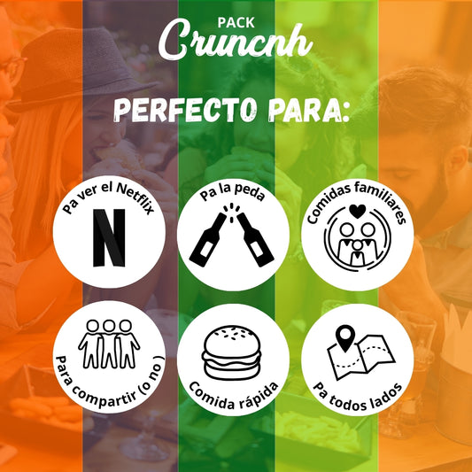 Pakete CRUNCH - 5 pack de Chicharron de Chile