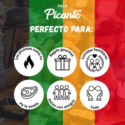 Pakete Enchiles - 4 pack de Salsas y Chicharrón de Chile